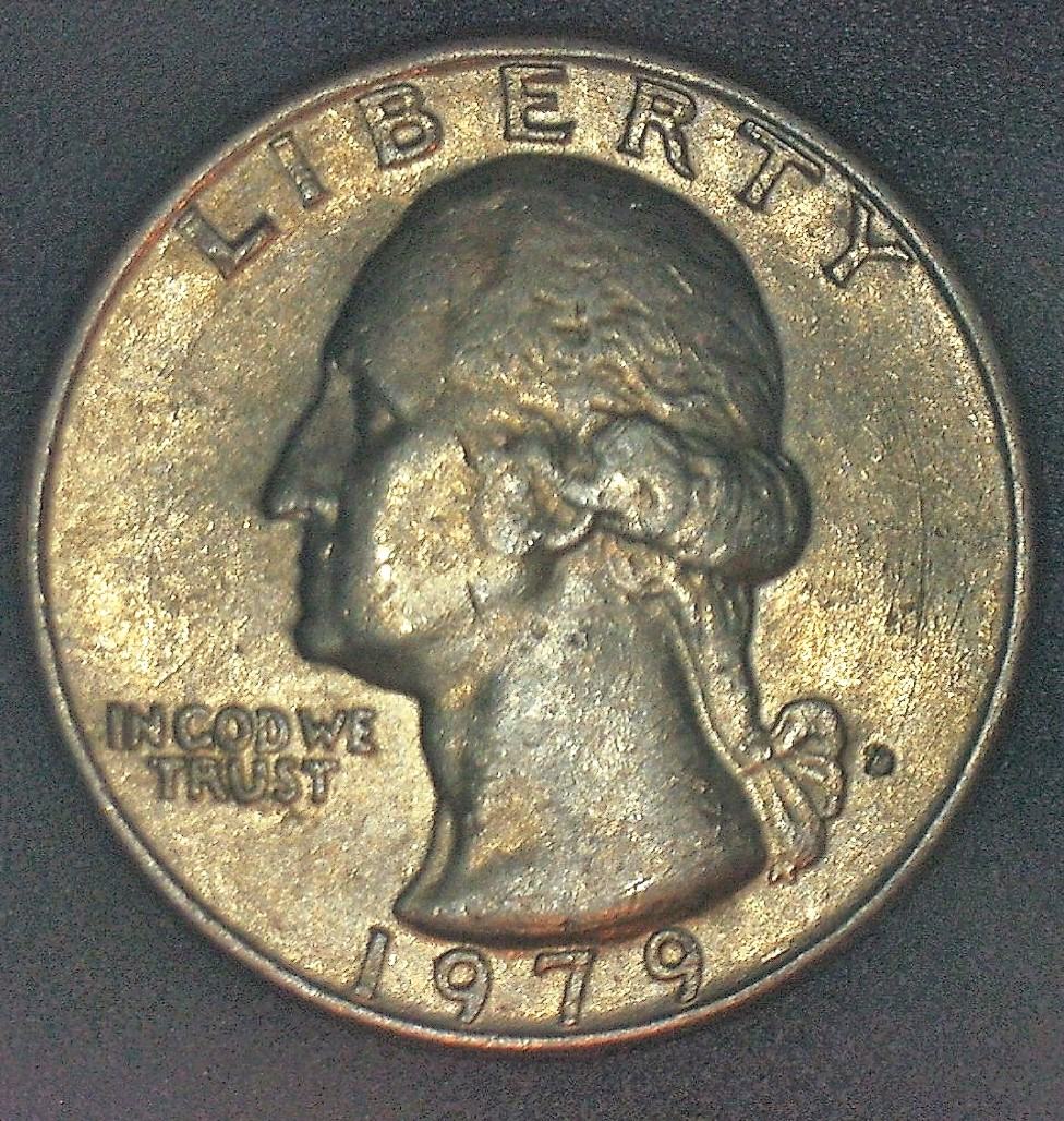 1979-D-Washington-Quarter,-Rotated-And-Doubled-Mint